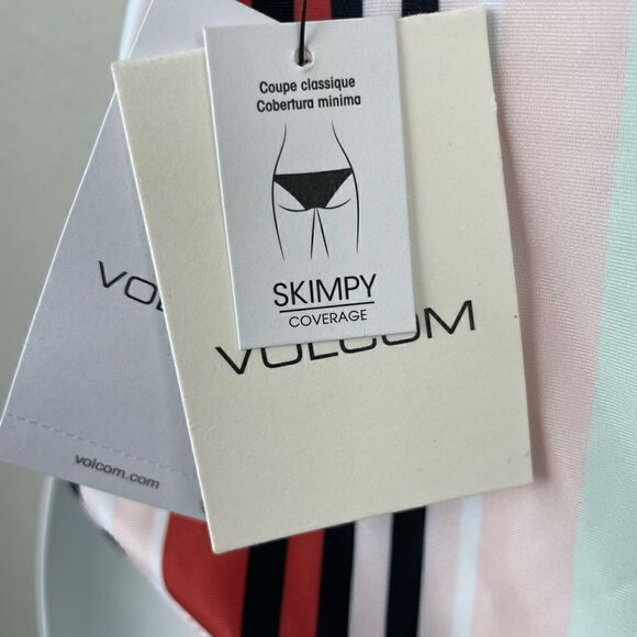 NWT Volcom One Piece Swim Suit Size M - Picture 5 of 6